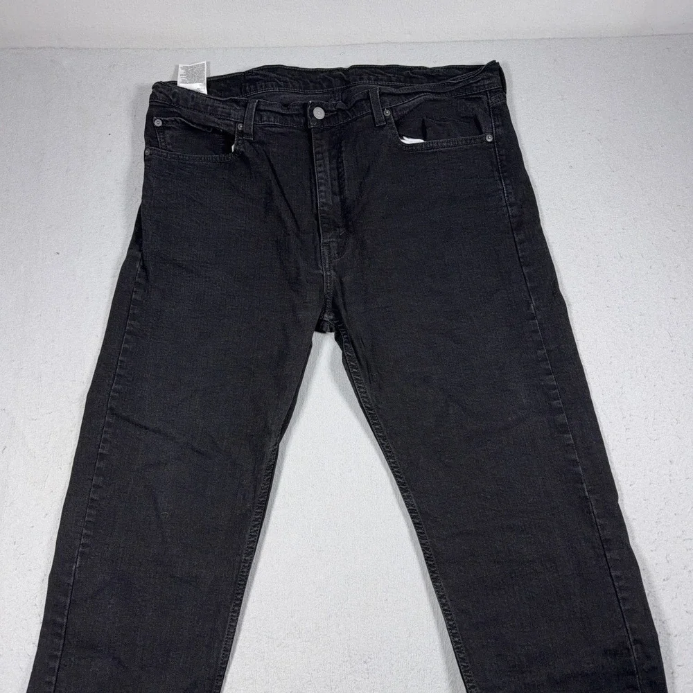 Levi's 505‎ Jeans Men 40x30 Black Charcoal Wash Straight Leg Denim Casual
